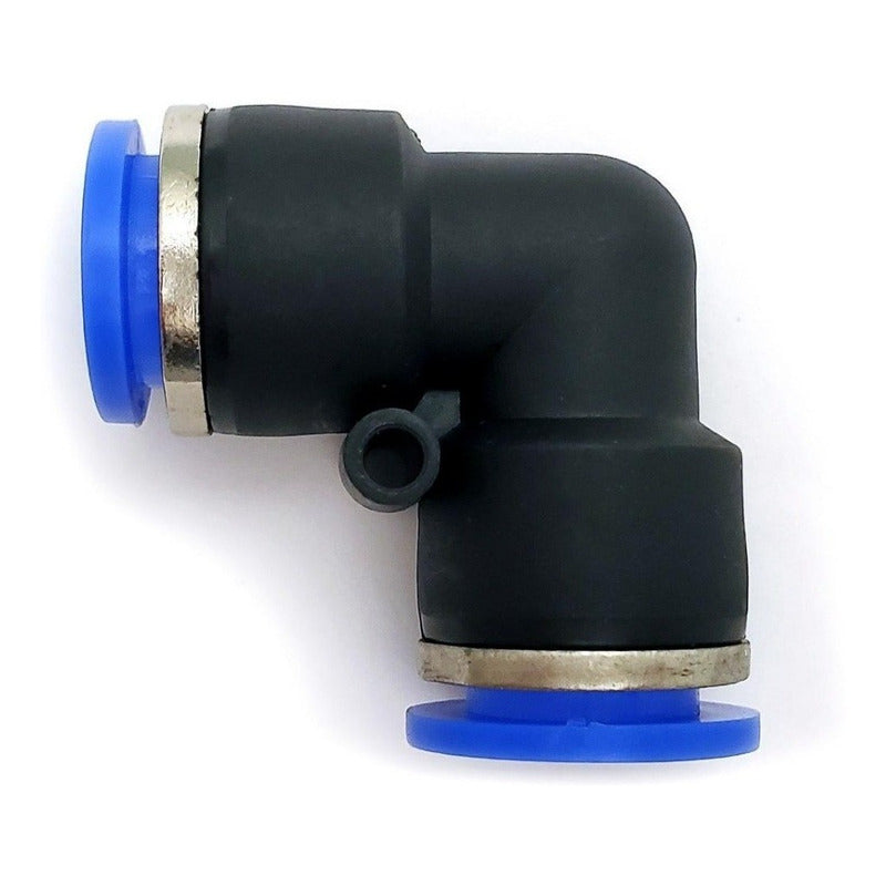 5 Pz Racor Unión Neumático En Codo 1/2 X 1/2