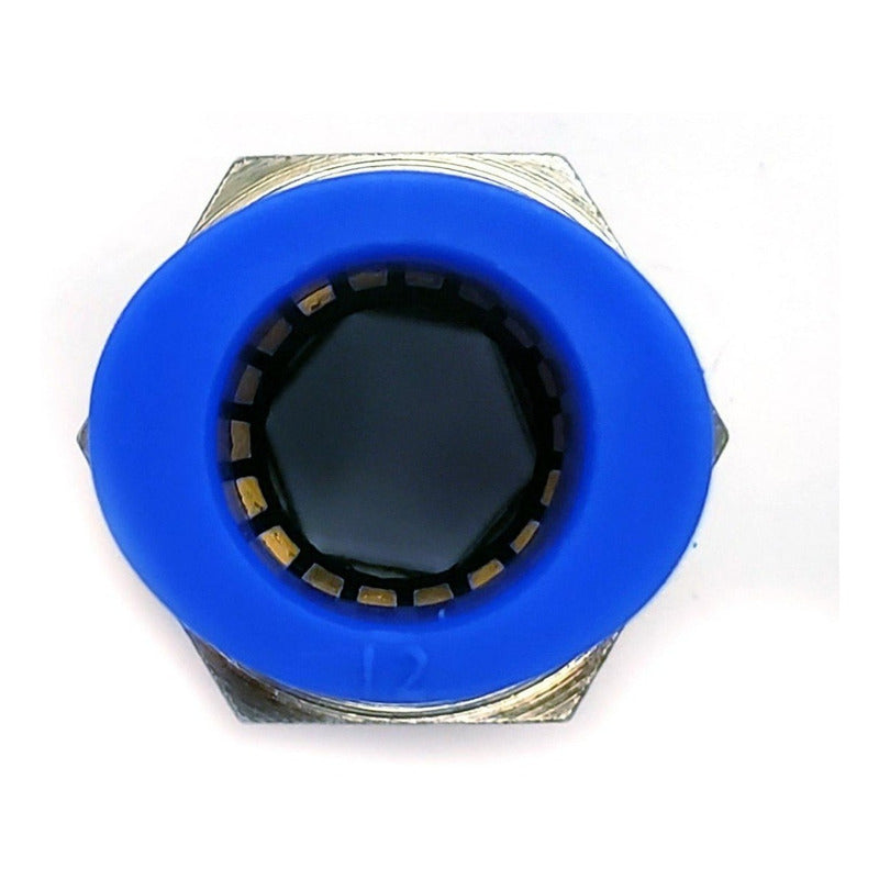 5 Pz De Conector/racor Rápido Neumático Recto 1/2 Npt X 12mm