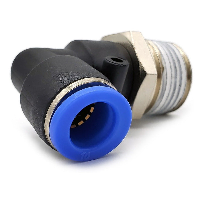 5 Pc of Pneumatic Quick Connector/Fitting Elbow 1/2 Npt X 10mm