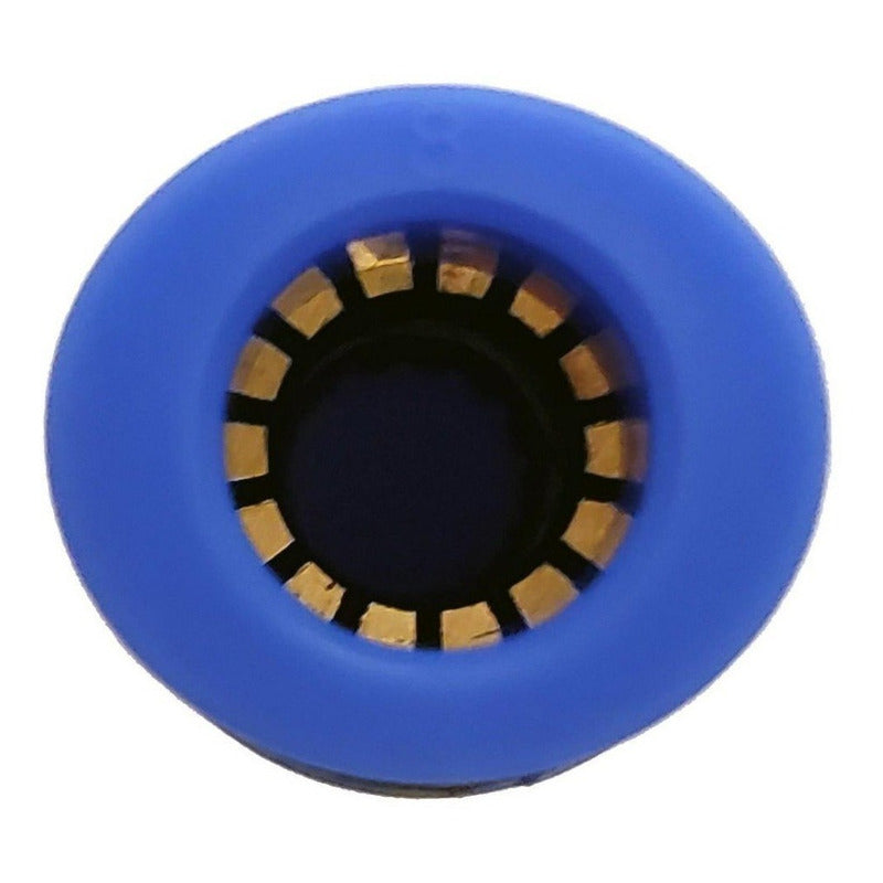 10 Pz Racor Unión Neumático Recto 8 Mm