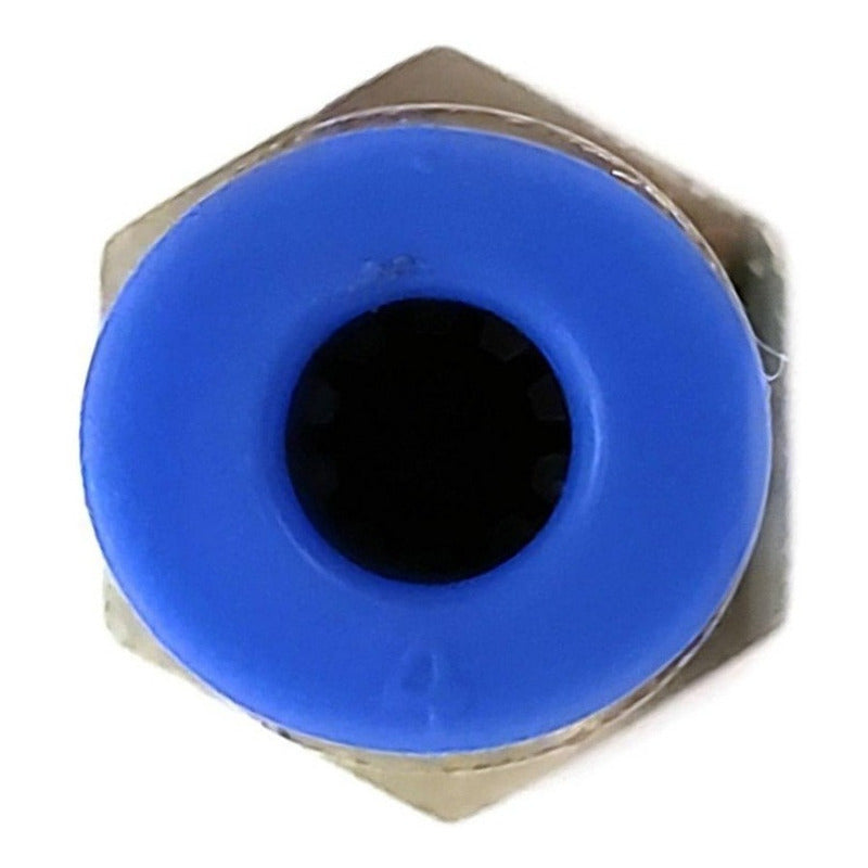 10 Pz De Conector/racor Neumático Recto Hembra 1/8 X 4mm