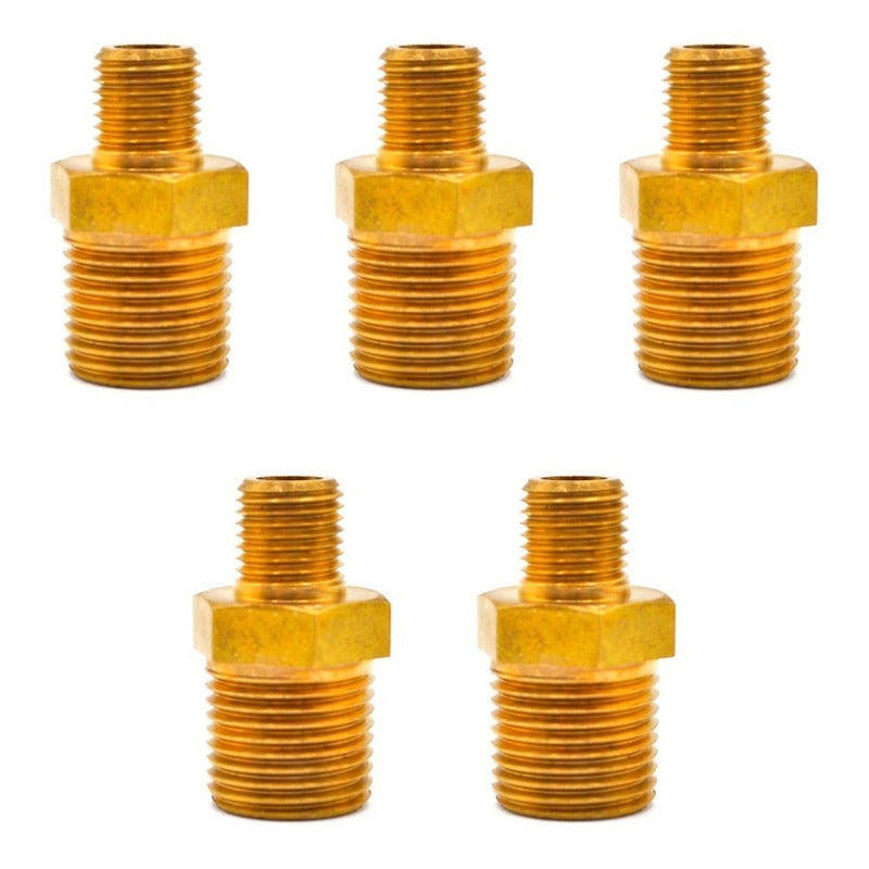 Brass Hexagonal Nipple 1/2 Npt