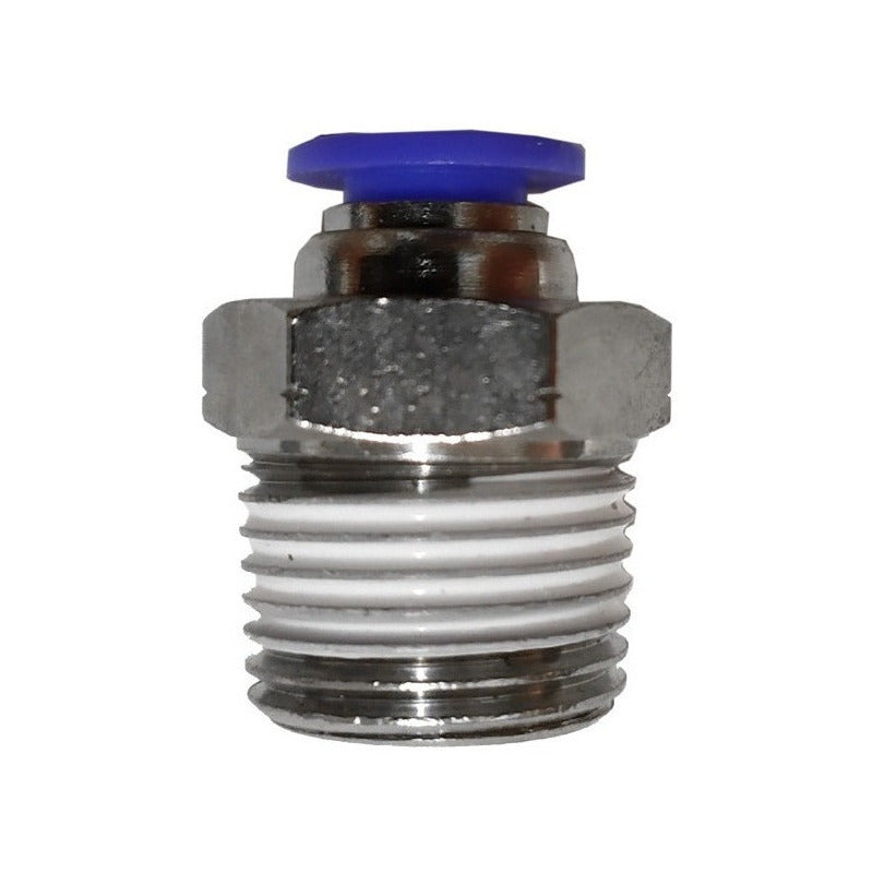 5 Pcs Straight Pneumatic Quick Connector/Fitting 3/8 Npt X 1/4