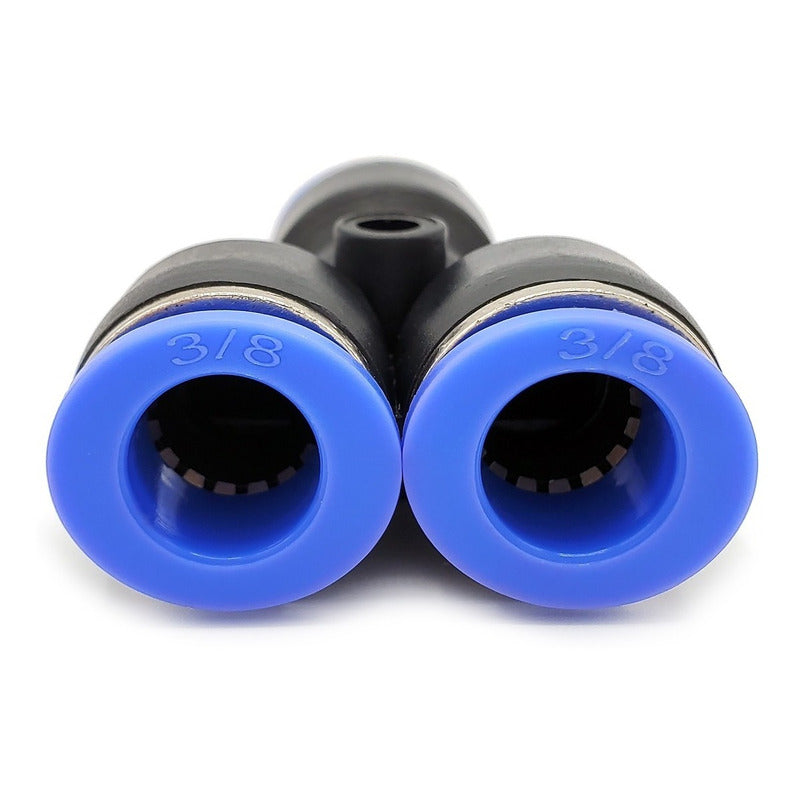 10 Pz Racor Unión Neumático Yee 3/8