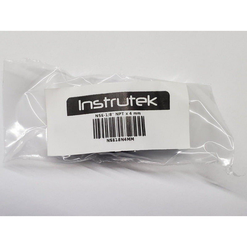 Conector / Regulador De Caudal Neumático Codo 1/8 Npt X 4mm