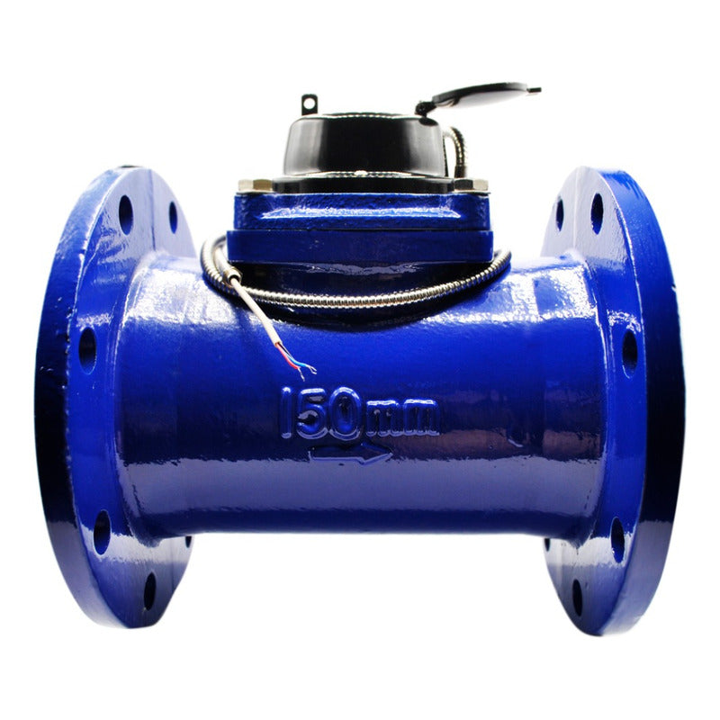 Medidor De Agua Bridado Tipo Turbina Woltman 6 PLG (150 Mm)