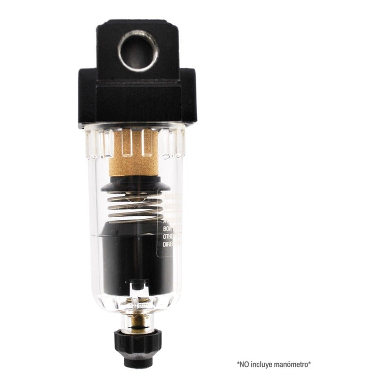 Filtro baja presión, 1/4" NPT, dren automático