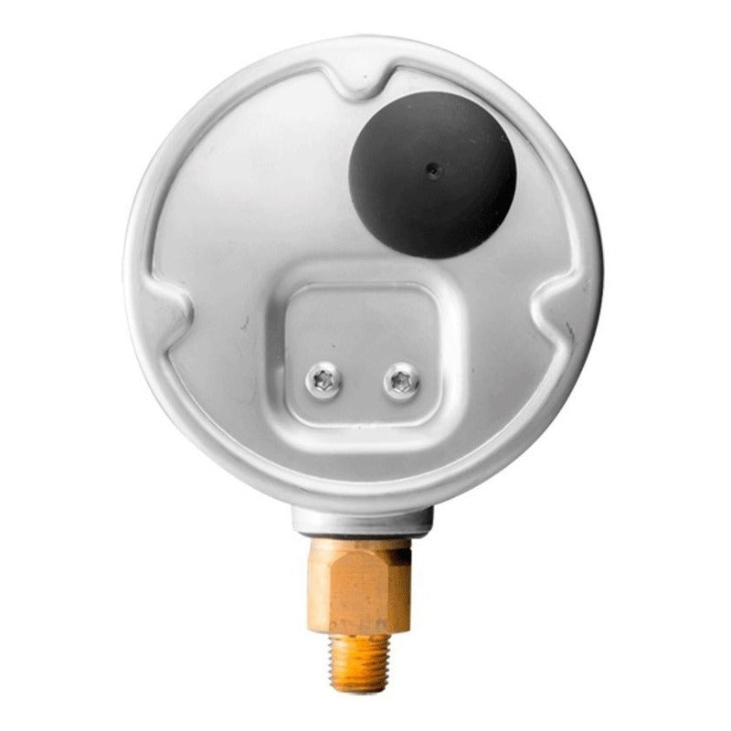 Manómetro 4", lleno de líquido premium, 1/4" NPT, inferior, 1500 psi-kg/cm2