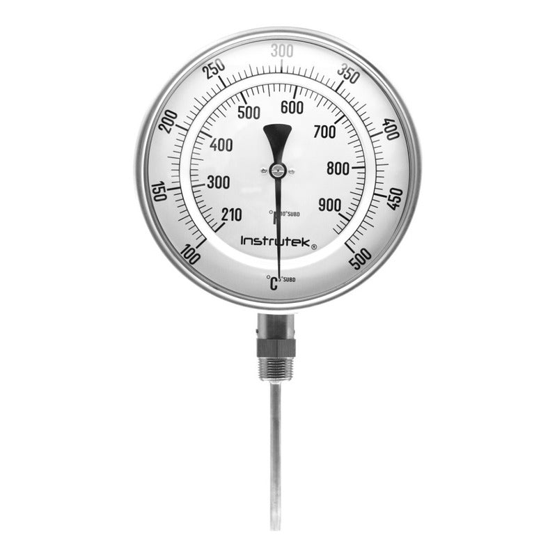 Oven Thermometer 6 PLG 100 A 500°c Stem 4 Thread 1/2 Npt