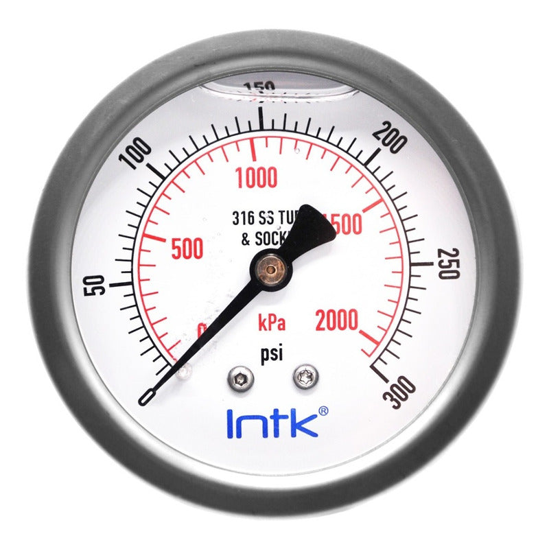 Manometer P/petrochemical Handling D/water 300 Psi Con. 1/4
