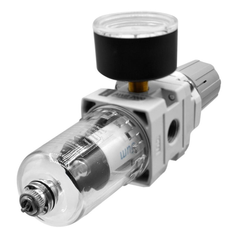 Filtro Separador De Agua Con Regulador Y Manómetro Conex ¼