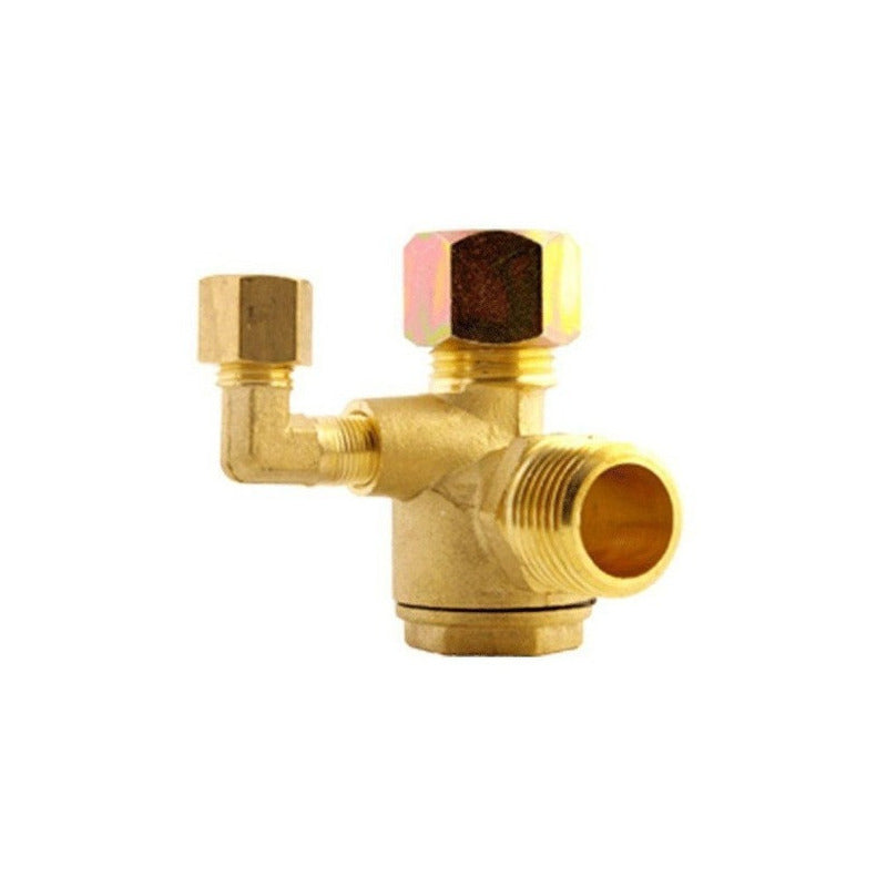 Válvula check, 1/2" NPT x 1/2" flare angular no reforzada