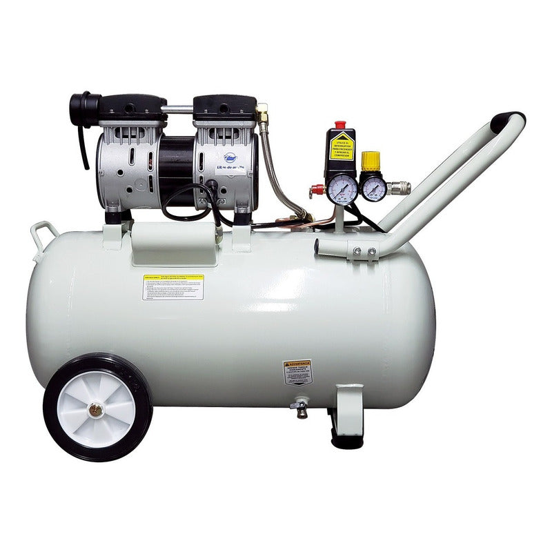 Oil Free Dental Compressor 1 Hp Tank 50 Lts
