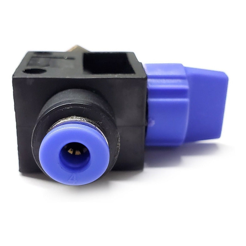Conector / Válvula De Mano Recta (on-off) 1/8 Npt X 4mm