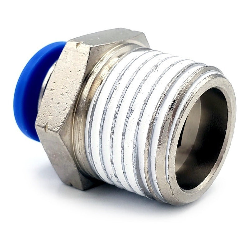 5 Pc of Straight Pneumatic Quick Connector/Fitting 1/2 Npt X 3/8