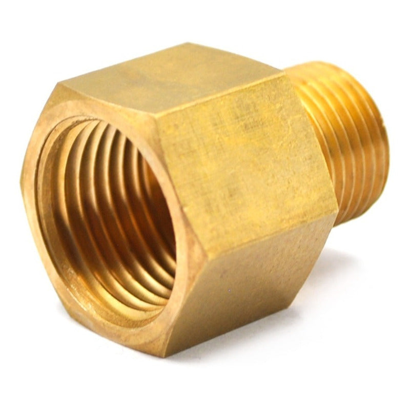 Adapter Made Of Brass From 1/2 Npt To 3/8 Npt 5 Pcs