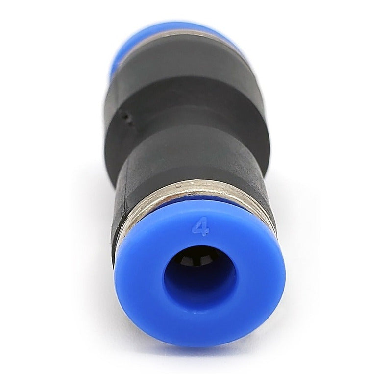 10 Pz Reducción Neumática Recta 6mm A 4mm