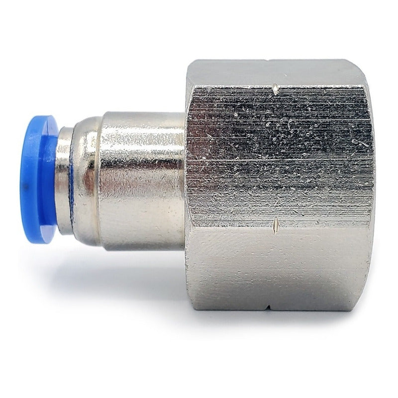 5 Pc of Straight Female Pneumatic Connector/Fitting 1/2 Npt X 8mm