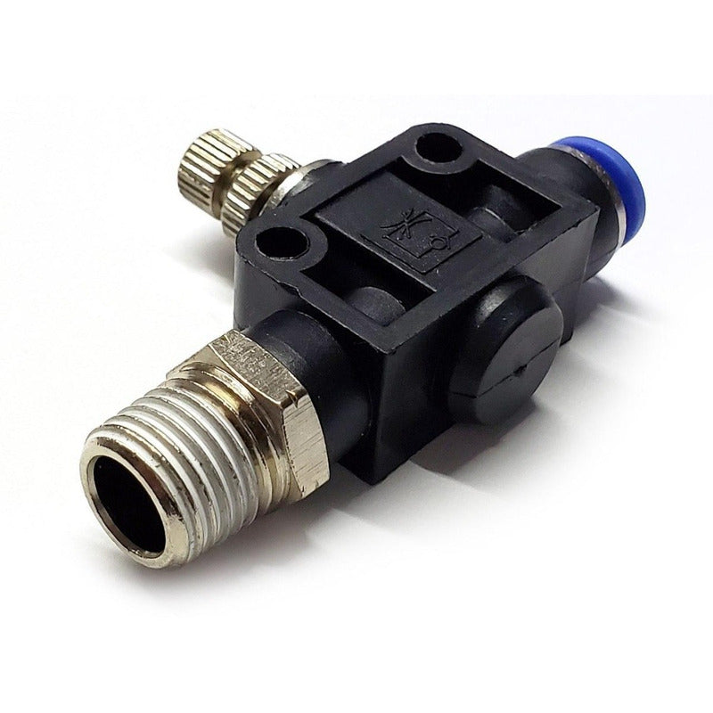 Regulador de flujo, 1/4" NPT x 1/4"