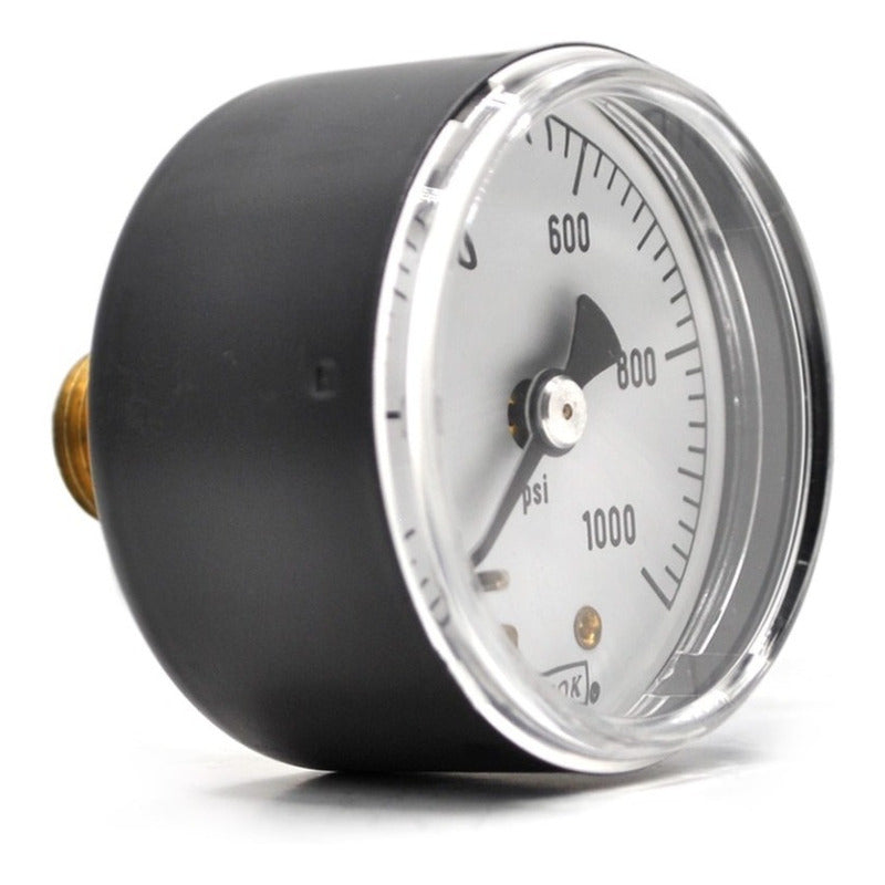 Manómetro Alta Presión Carátula 2 PLG, 1000 Psi (hidráulica)