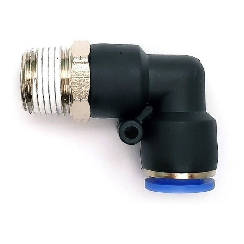 5 Pcs Pneumatic Quick Connector/Fitting Elbow 3/8 Npt X 3/8