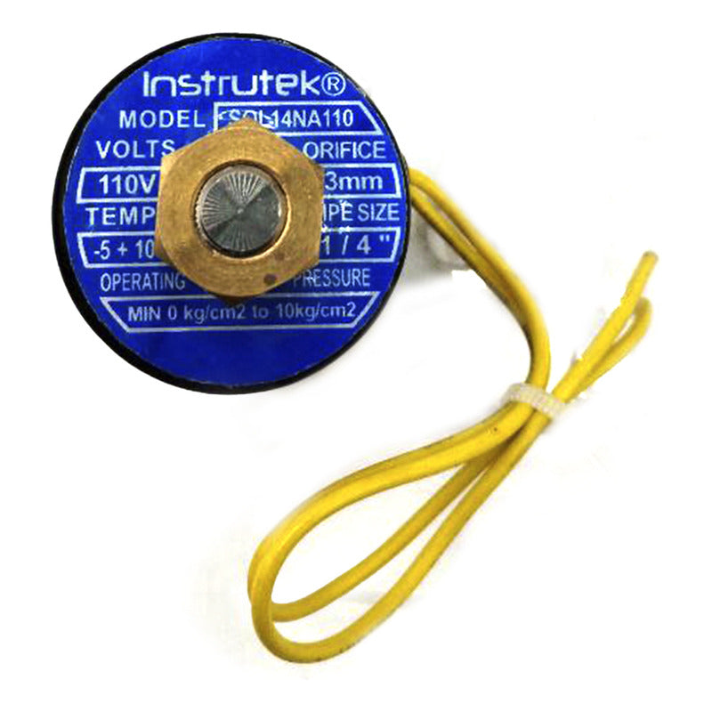 Solenoid Valve N/A 1/4 Connection 110v (Water, Air, Gas)