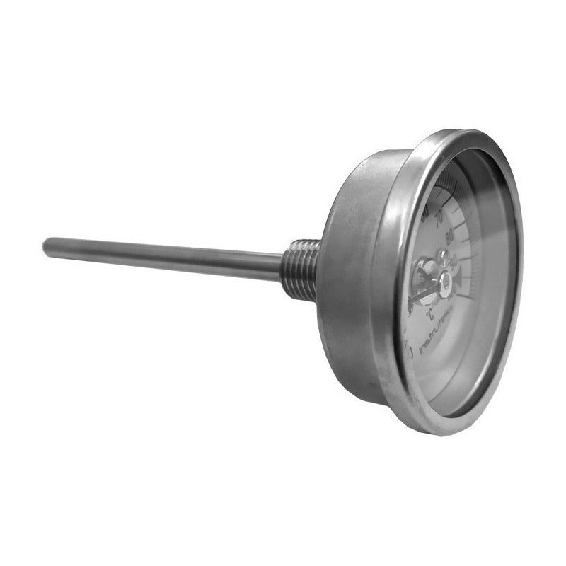 Oven Thermometer 2 INCH 0 TO 100°C, 4" Stem, 1/4" Thread