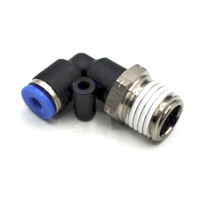 10 Pcs Pneumatic Quick Connector/Fitting Elbow 1/4 Npt X 1/8