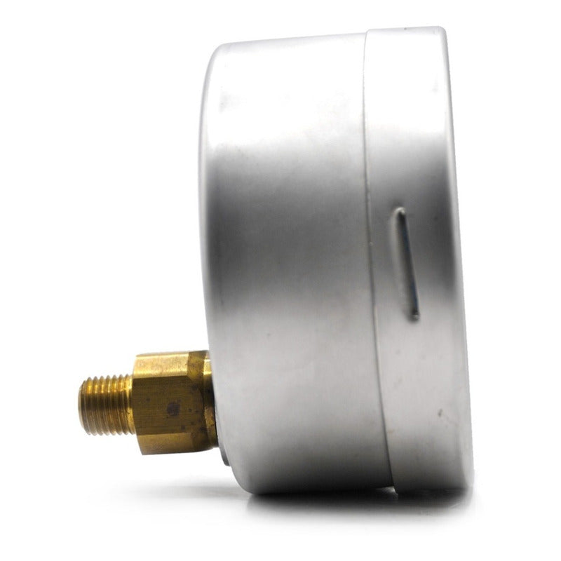 Manómetro 4", lleno de líquido premium, 1/4" NPT, posterior, 60 psi-kg/cm2