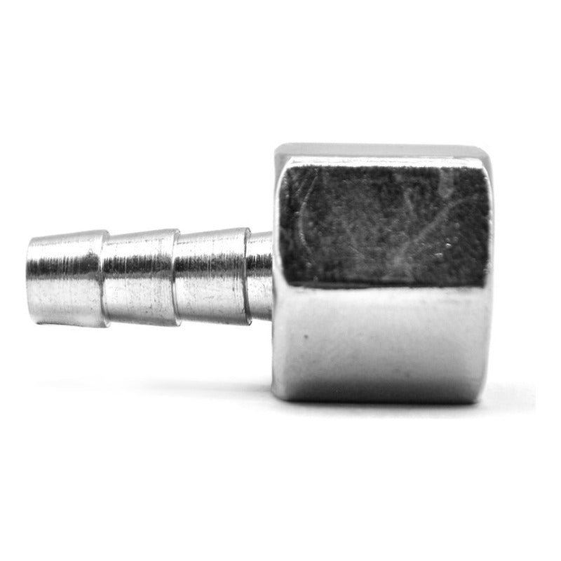 Espiga Cople Rapido Con Tuerca Loca De 1/4 Npt X 1/4 10 Pz
