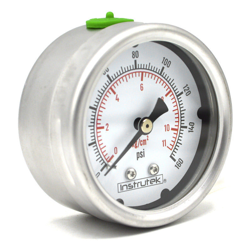Stainless Steel Glycerin Pressure Gauge 2.5 IN, 160 Psi (air, water)