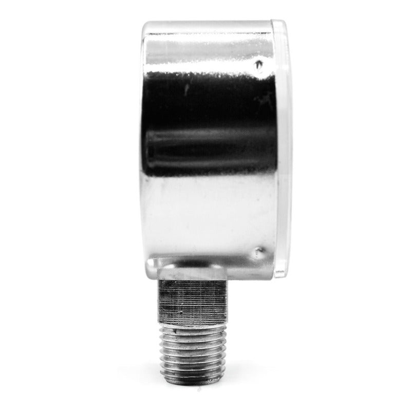 Manómetro 2", oxígeno medicinal, 1/4" NPT, inferior, 15 lpm