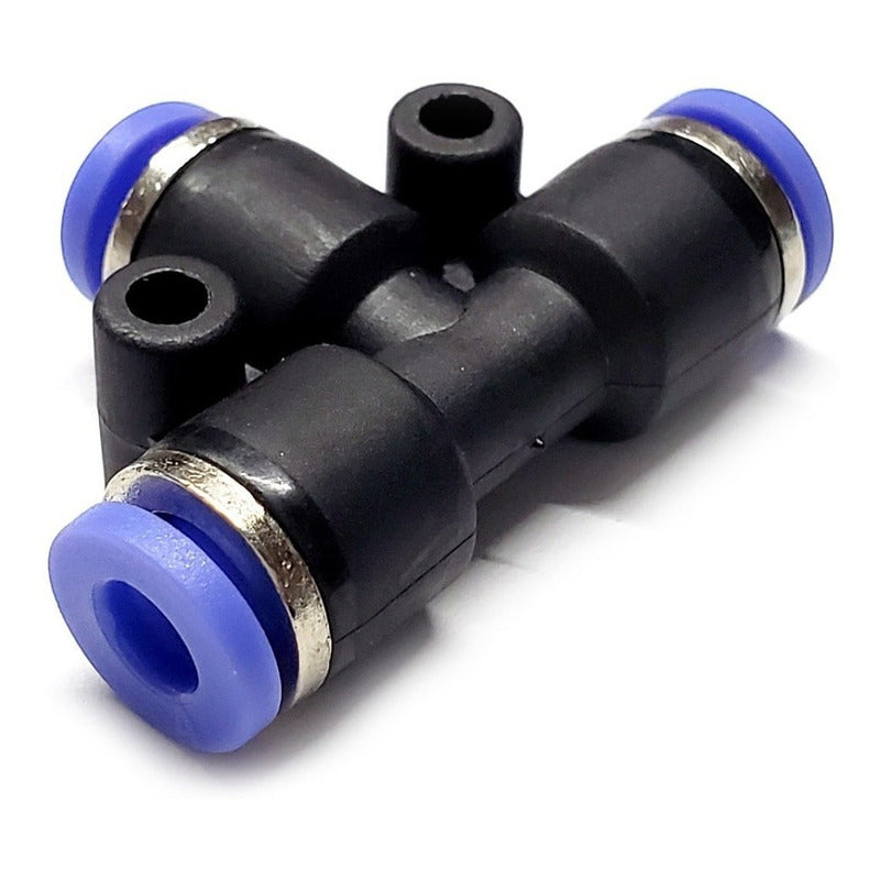 5 Pz Racor Unión Neumático En Tee 4mm