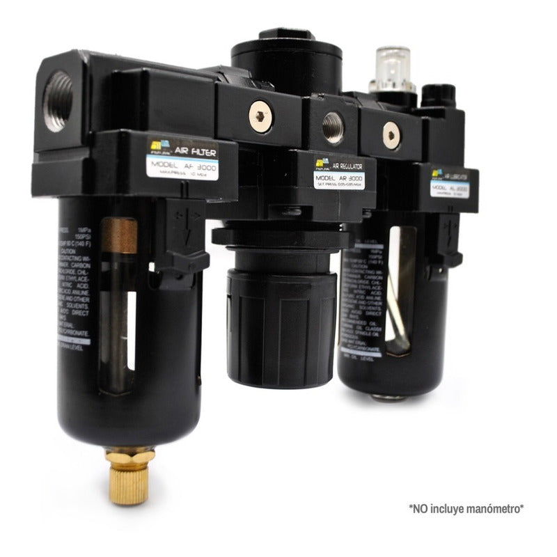 Filter-regulator-lubricator 3/8 P/ Compressor Without Manometer