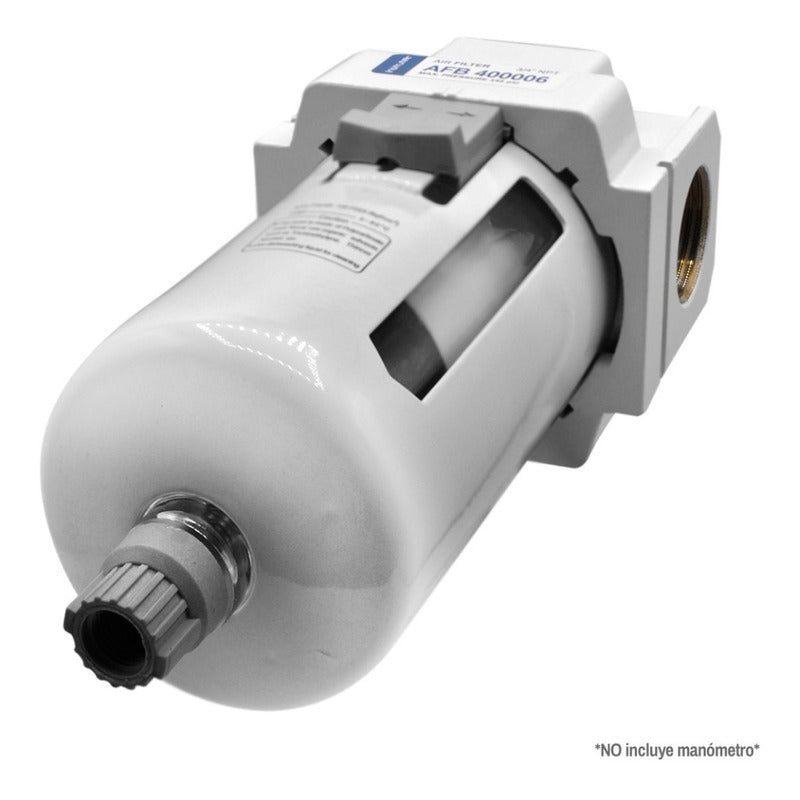 Filtro baja presión, 1/2" NPT, dren automático