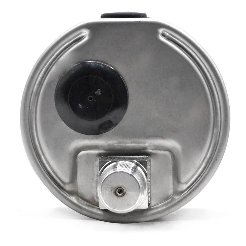 Manómetro 4", acero inoxidable, 1/2" NPT, posterior, 100 psi-kg/cm2