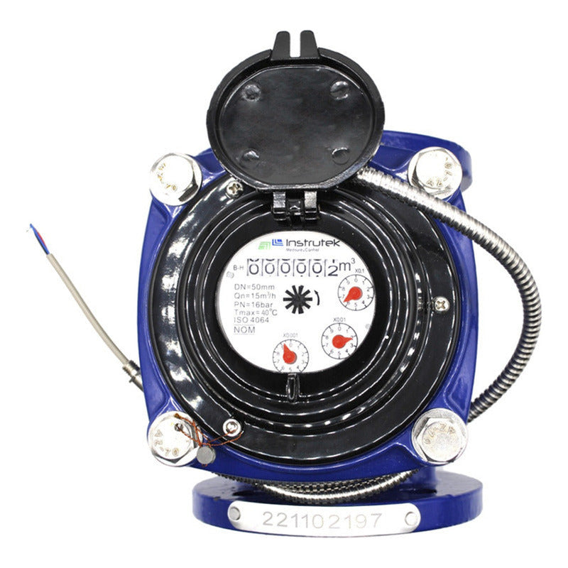Medidor De Agua Bridado Tipo Turbina Woltman 2 PLG (50 Mm)