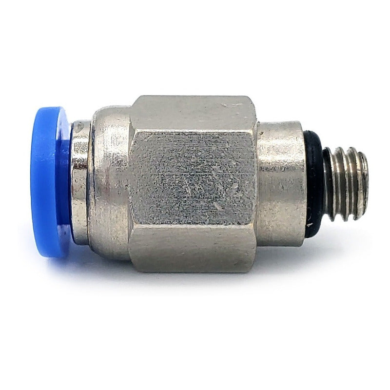10 Pz De Conector/racor Rápido Neumático Recto M5 X 4mm
