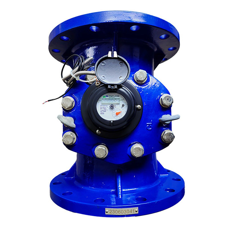 Medidor De Agua Bridado Tipo Turbina Woltman 10 PLG (250 Mm)