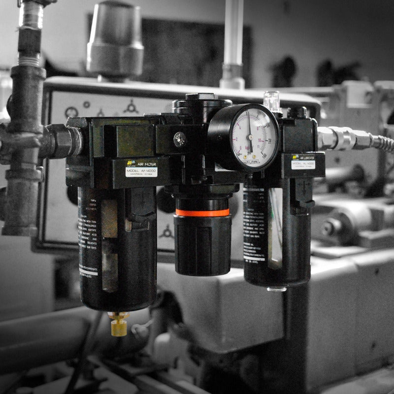 Pneumatic Pressure Regulator 3/8 120 Psi With Gauge