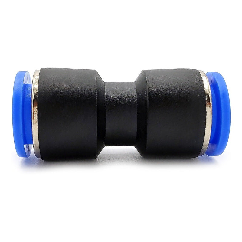 10 Pz Racor Unión Neumático Recto 12mm