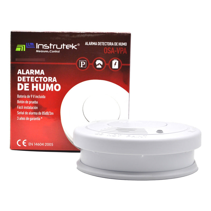 Alarma detectora de humo.