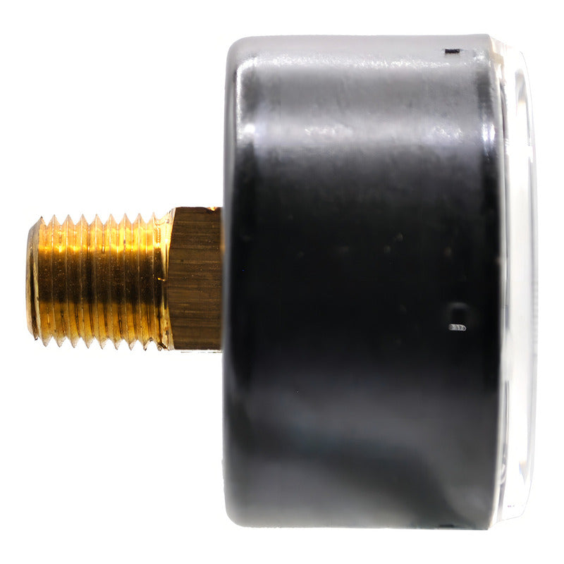 Manovacuómetro 2", caja de ABS, 1/4" NPT, posterior, 30 Vac inHg, 200 inHg-psi