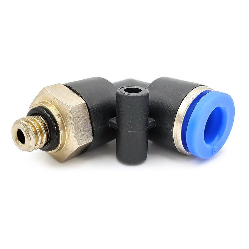10 Pc Quick Pneumatic Connector/fitting Elbow M6 X 6mm