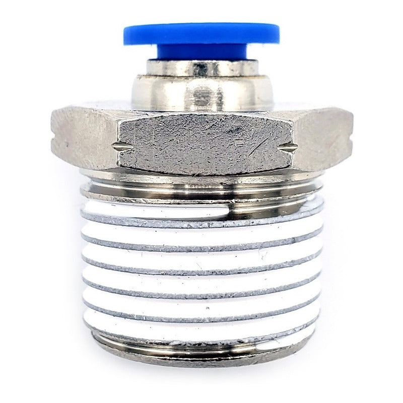 5 Pc of Straight Pneumatic Quick Connector/Fitting 1/2 Npt X 6mm