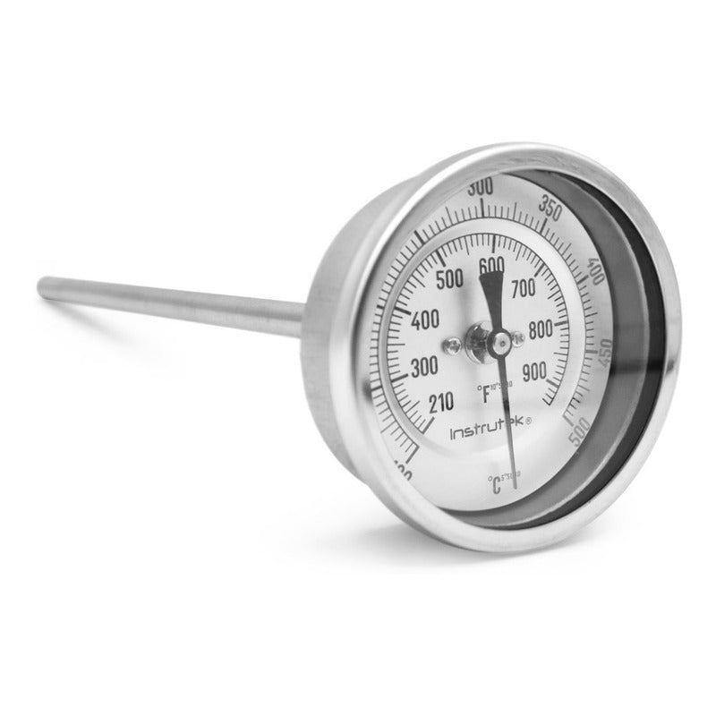 Oven Thermometer 3 IN 100 TO 500°C, 9 IN Stem, 1/2 Thread