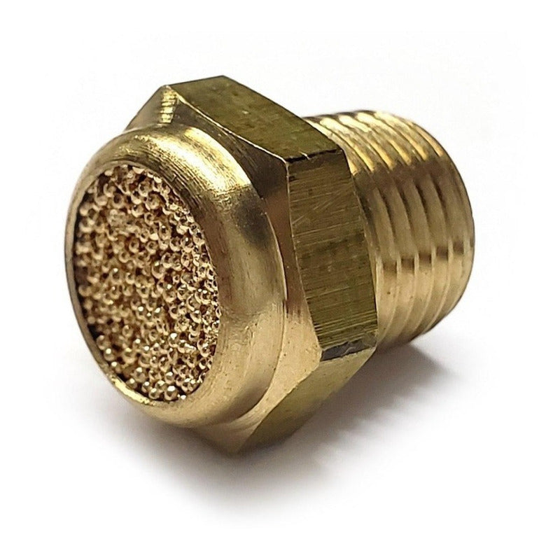 Bolsa 10 Pzas Silenciador Neumático Plano 1/8 Npt