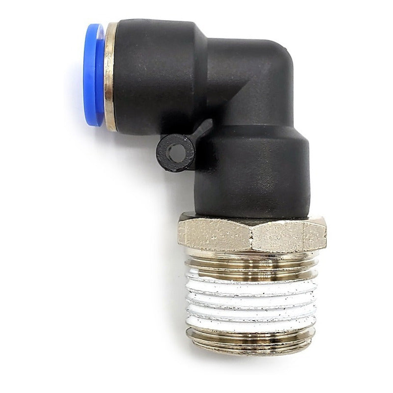 5 Pc of Pneumatic Quick Connector/Fitting Elbow 1/2 Npt X 10mm