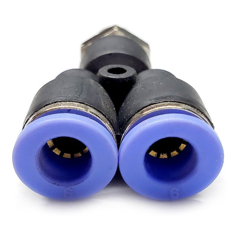 5 Pz De Conector/racor Rápido Neumático Yee 1/8 Npt X 6mm