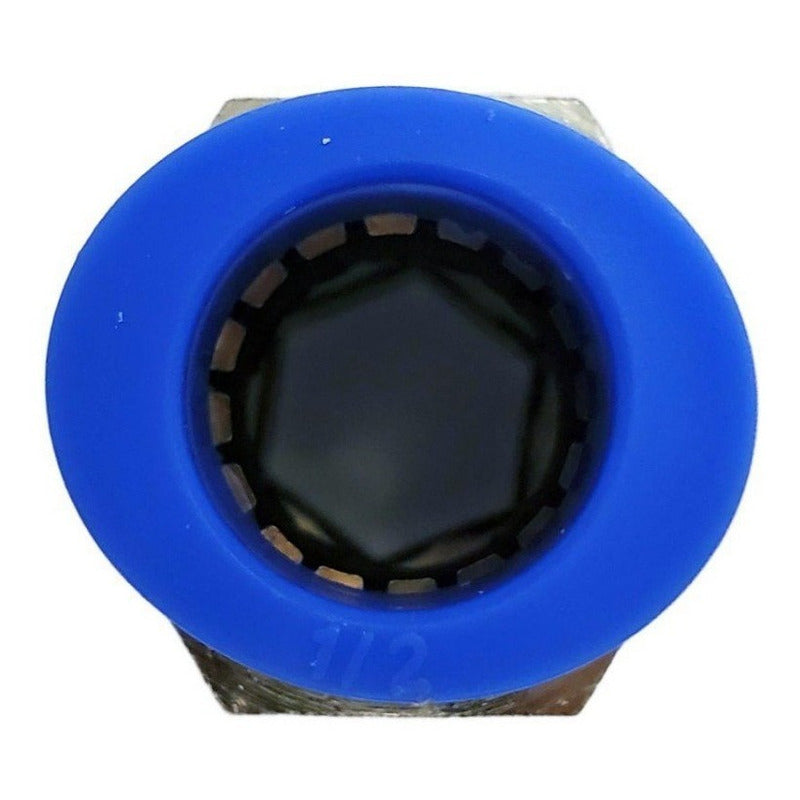 5 Pcs Straight Pneumatic Quick Connector/Fitting 1/2 Npt X 1/2